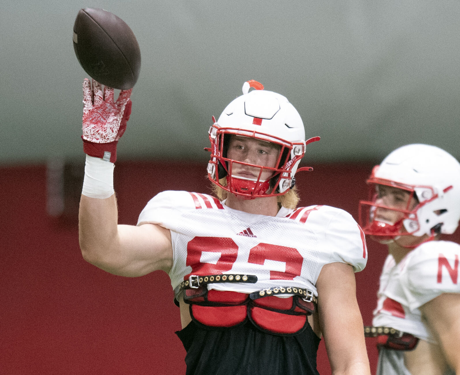 NU football practice, 8.1
